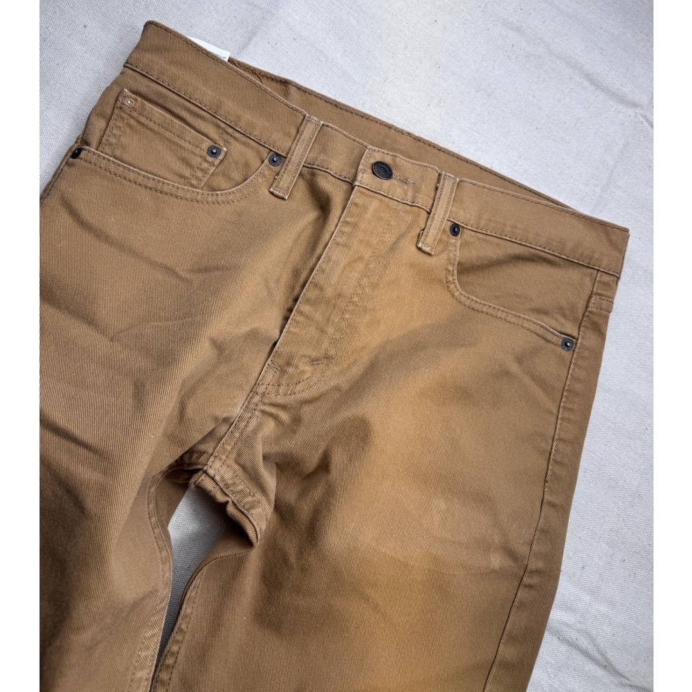Levi Strauss 513‎ Slim Straight Fit Jeans Men's Camel Size 31x30 Workwear Casual